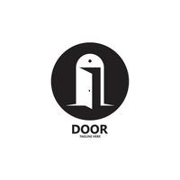 Set of door logo template vector icon illustration