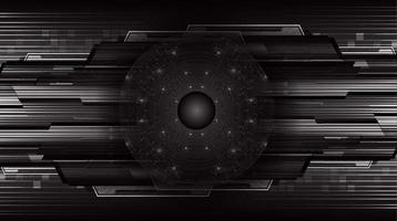 Modern Technology Background with circle vector