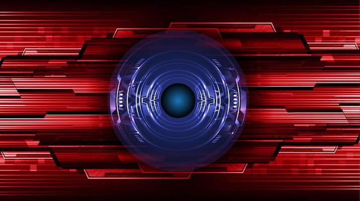 Modern Technology Background with circle