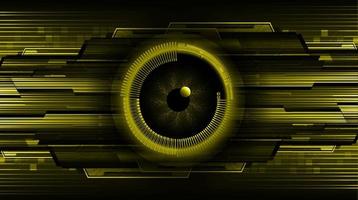 Modern Technology Background with eye vector