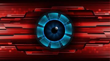 Modern Technology Background with eye vector