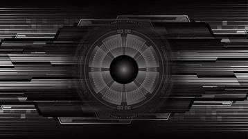 Modern Technology Background with eye vector