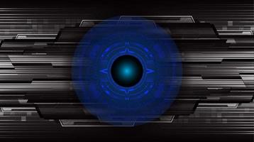 Modern Technology Background with eye vector