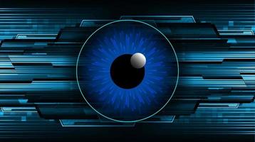 Modern Technology Background with eye vector