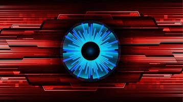 Modern Technology Background with eye vector