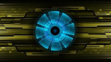 Modern Technology Background with eye vector