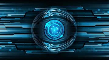 Modern Technology Background with eye vector