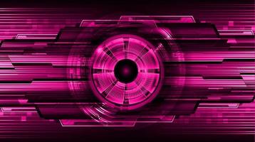 Modern Technology Background with eye vector