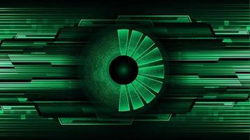 Modern Technology Background with eye vector