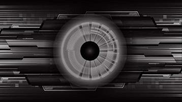 Modern Technology Background with eye vector