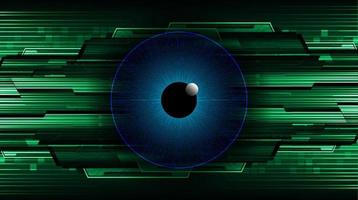 Modern Technology Background with eye vector