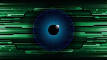 Modern Technology Background with eye vector