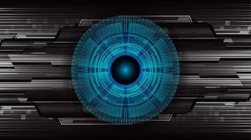 Modern Technology Background with eye vector