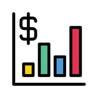 chart vector illustration on a background.Premium quality symbols.vector icons for concept and graphic design.