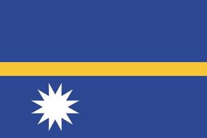 nauru flag design vector