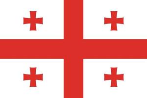 georgia flag design vector