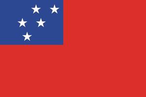 samoa flag,  design vector
