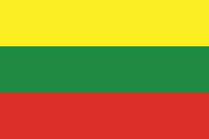 lithuania flag design vector