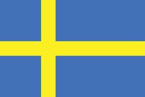 sweden flag design vector