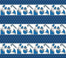 Knitted Christmas and New Year pattern. Wool Knitting Sweater Design. Wallpaper wrapping paper textile print. vector