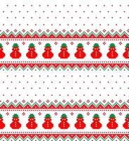 New Year s Christmas pattern pixel vector illustration eps
