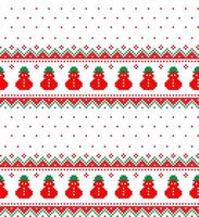 New Year s Christmas pattern pixel vector illustration eps