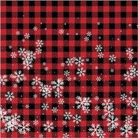 Christmas and New Year pattern at Buffalo Plaid. Festive background for design and print vector