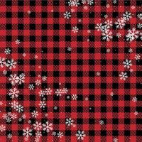 patrón de navidad y año nuevo en buffalo plaid. fondo festivo para diseño e impresión vector