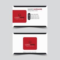 Professional business card template design vector illustration