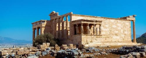 ancient architectural construction of the Acropolis photo