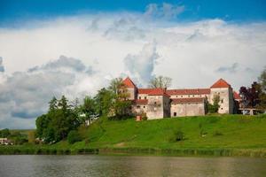 old castle by the lake photo