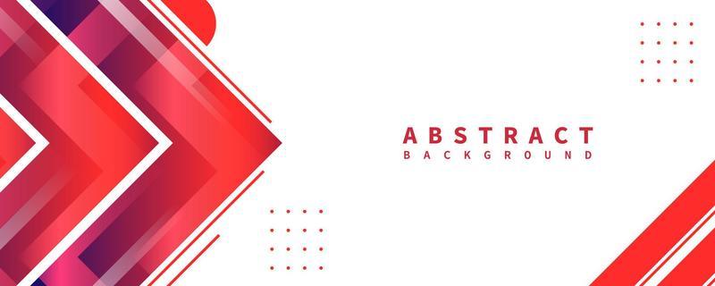 banner background. red gradation. geometric design