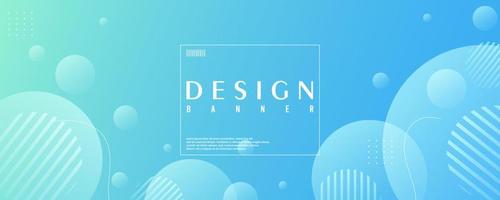 banner background. colorful, gradient circle effect vector