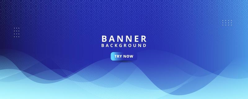 Modern banner background. gradation, wave effect, full color, bright blue wave. ep 10