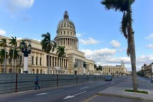 Havana, Cuba - January 8, 2017 -  National Capital Building in Havana, Cuba. photo