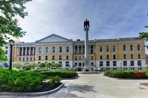 The Massachusetts State House, also called Massachusetts Statehouse or the New State House in Boston. photo