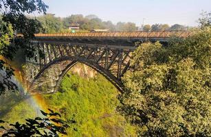 Victoria Falls at the border of Zimbabwe and Zambia photo