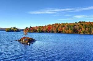 Rock Island Bay Fall Foliage, New York photo