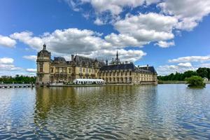 Chateau de Chantilly, historic chateau located in the town of Chantilly, France. photo