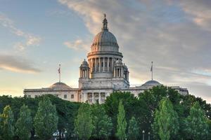 la casa del estado de rhode island, la capital del estado estadounidense de rhode island. foto