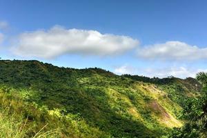 El Nicho Waterfalls in Cuba. El Nicho is located inside the Gran Parque Natural Topes de Collantes, a forested park that extends across the Sierra Escambray mountain range in central Cuba. photo