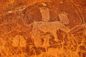 Bushman Rock Engravings - Namibia photo