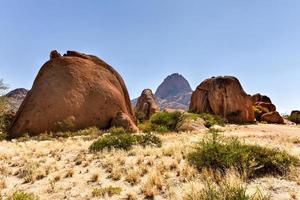 Rock formations in Spitzkoppe, Namibia photo