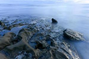 Sunset at the Tide Pools in La Jolla, San Diego, California. photo