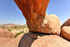 formaciones rocosas en spitzkoppe, namibia foto