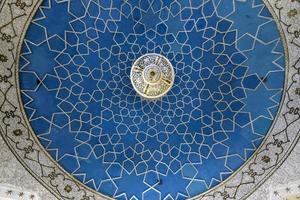 Samarkand, Uzbekistan - July 10, 2019 -  Gumbaz Synagogue, a working 19th-century synagogue, built in 1891 for Samarkand's Jewish community. photo