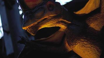 close-up de dinossauro monstro predador voador gigante