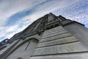 iglesia junto al río de la ciudad de nueva york, estados unidos. Riverside Church es una iglesia cristiana en Morningside Heights, Upper Manhattan, Nueva York. foto