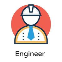 Trendy Engineer Concepts vector