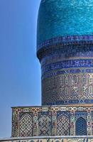 Bibi Khanym Mosque in Samarkand, Uzbekistan. In the 15th century it was one of the largest and most magnificent mosques in the Islamic world. photo